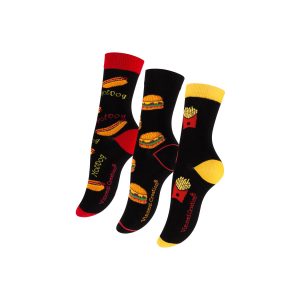 Vincent Creation® Socken - FAST FOOD 3 Paar