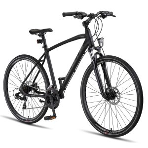 Licorne Bike Premium Voyager Trekking Bike in 28 Zoll - Fahrrad für Jungen