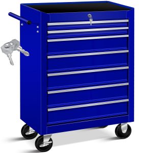 Masko® Werkstattwagen Rollwagen Werkzeugwagen Werkzeugkiste Fächer Toolbox Werkzeug box