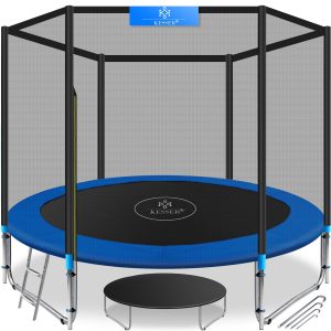 KESSER® - Trampolin    TÜV SÜD GS Zertifiziert   Komplettset mit Sicherheitsnetz