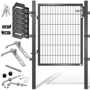 KESSER® Gartentor Premium Gartentür aus Metall verzinktem Stahl