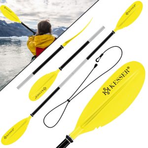 KESSER® Paddle Doppelpaddel - 4-teilig für Kanu Kayak SUP Stand-Up Paddling Board Stechpaddel