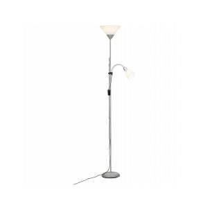BRILLIANT Lampe Spari LED Deckenfluter Lesearm silber/weiß   1x LED-A60