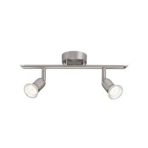 BRILLIANT Lampe Loona LED Spotrohr 2flg eisen   2x LED-PAR51