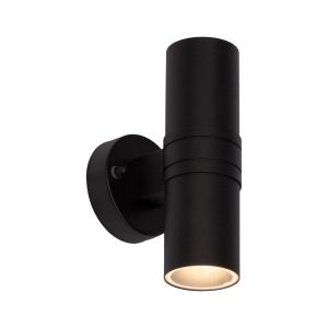 BRILLIANT Lampe Hanni LED Außenwandleuchte 2flg schwarz   2x LED-PAR51