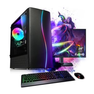 PC Set Gaming mit TFT Twister AMD Ryzen 5 5500