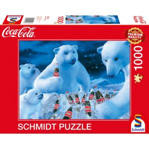Schmidt Spiele Puzzle Coca Cola Polarbären Premium 1000 Teile