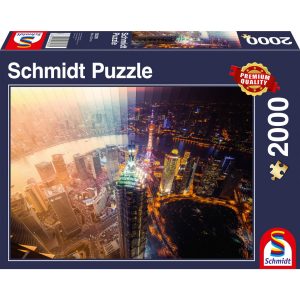 Schmidt Spiele Puzzle Tag und Nacht - Zeitscheibe  2000 Teile