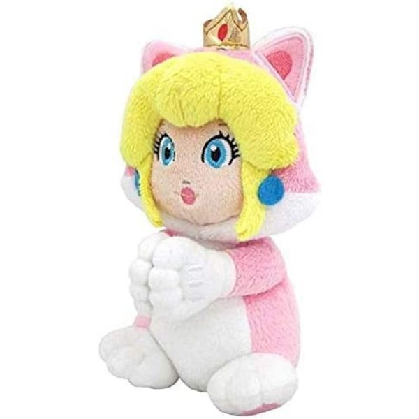 Nintendo Peach Cat Super Mario Plüsch 19cm Handmagnet