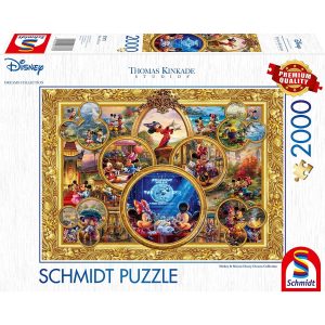 Schmidt Spiele Mickey & Minnie Disney Dreams Collection 2000 Teile Puzzle