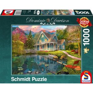 Schmidt Spiele Puzzle Ruhesitz am See 1000 Teile