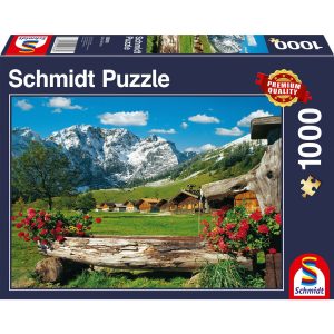Schmidt Spiele Puzzle Blick ins Bergidyll 1000 Teile