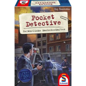 Schmidt Spiele Pocket Detective Gefährliche Machenschaften Brettspiel