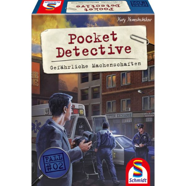 Schmidt Spiele Pocket Detective Gefährliche Machenschaften Brettspiel