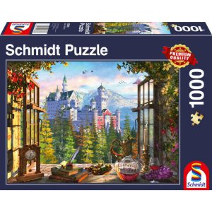 Schmidt Spiele Puzzle Blick aufs Märchenschloss 1000 Teile