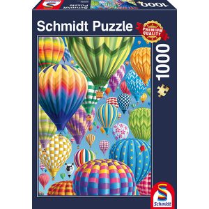 Schmidt Spiele Puzzle Bunte Ballone am Himmel 1000 Teile