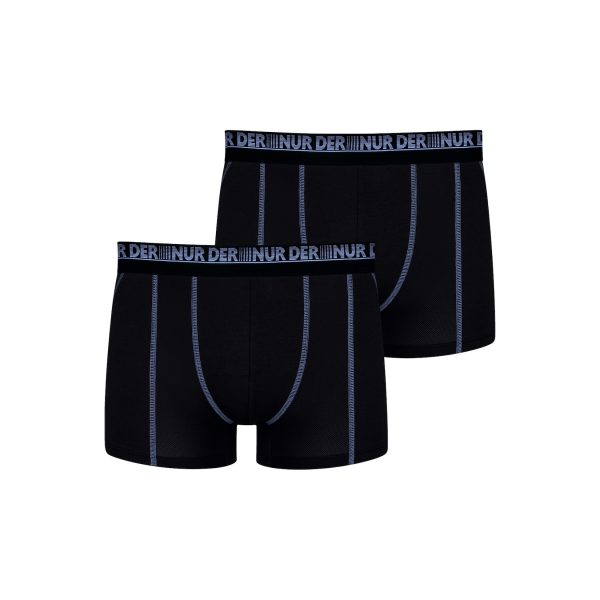 NUR DER Herren Retro Pants Boxer 3D-Flex Air 2er Pack