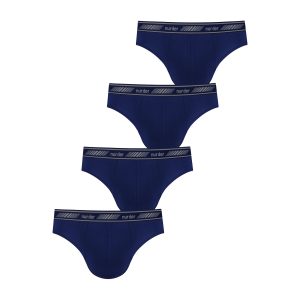 NUR DER Herren Slip 3D-Flex Classic 4er Pack