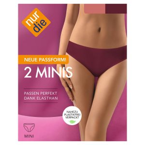 NUR DIE Damen Minislip 2er-Pack Basic 2er Pack