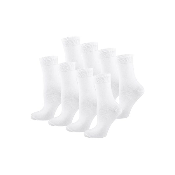 NUR DIE Damen Freizeitsocken Classic Baumwolle 8er Pack