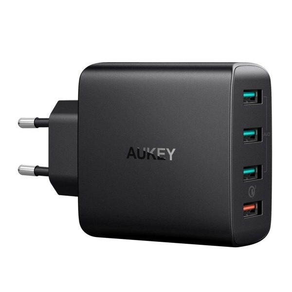 AUKEY PA-T18 Ladegerät 42W für Mobilgeräte 4xUSB Quick Charge 3.0 10.2A