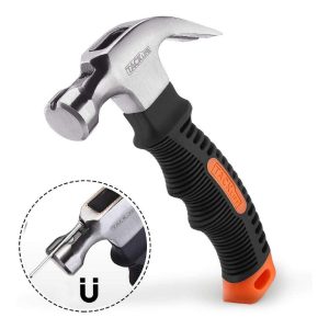 TACKLIFE HMH2A Stuby Claw Hammer mit magnetischem Nagelstarter 8 Oz Small Mini Hammer and Nails Tool