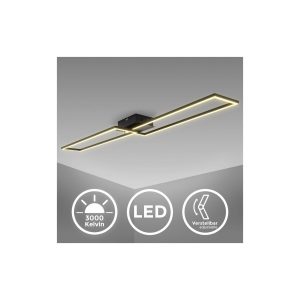 LED Deckenleuchte schwenkbar warmweiß schwarz 40W