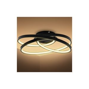 Deckenleuchte LED Design Frame Deckenlampe schwarz