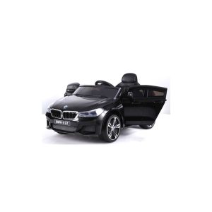 ES-Toys Kinder Elektroauto BMW 6GT EVA-Reifen Weichgummi lizenziert 2x 35 Watt schwarz