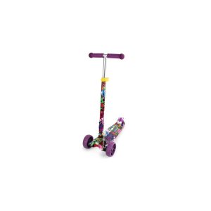 Chipolino Kinderroller Scooter Croxy Evo 3 Räder Licht Lenker höhenverstellbar violett