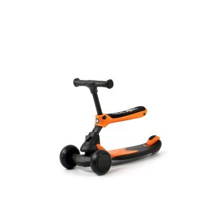 Chipolino Kinderroller X-Press 2 in 1 Roller Laufrad LED-Lichter Hinterradbremse orange