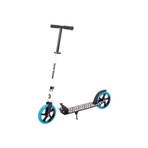 Makani Kinderroller Dusty aus Alu Hinterradbremse Seitenständer PU-Räder 2-Rad blau