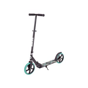 Makani Kinderroller Dusty aus Alu Hinterradbremse Seitenständer PU-Räder 2-Rad grün