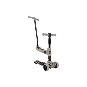 Makani Kinderroller Roadster 4 in 1 verstellbar klappbar LED-Räder Schiebegriff beige