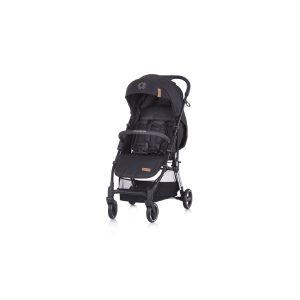 Chipolino Kinderwagen Move on 6 kg klappbar gefederte Vorderräder verstellbar in schwarz