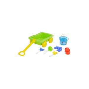 Pilsan 06112 Sandspielzeug Set mit Ziehwagen