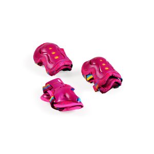 Byox Kinder Schutzausrüstung Nina S in pink bis 25 kg Knie Ellenbogen Handgelenk