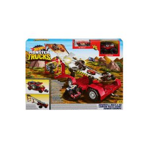 Mattel GFR15 - Hot Wheels - Monster Trucks - Abwärtsrampe mit Fahrzeugen