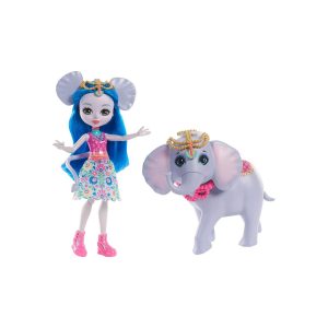 Mattel FKY73 - Enchantimals - Ekaterina Elephant mit Elefant Antic