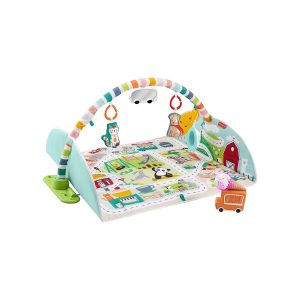 Mattel GJD41 - Fisher-Price - Jumbo Abenteuer Spieldecke mit Spielzeug
