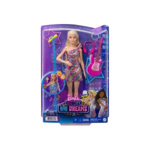 Mattel GYJ23 - Barbie - Big City Big Dreams - "Bühne frei für große Träume" Malibu Barbie Puppe mit Licht und Sound
