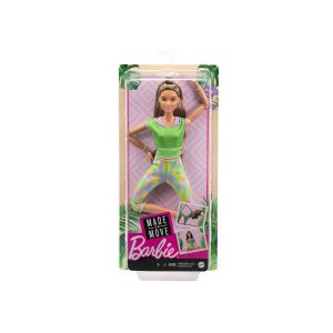 Mattel GXF05 - Barbie - Made to Move - Bewegliche Barbie mit Gelenken