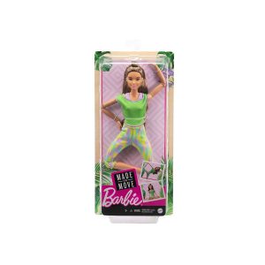 Mattel GXF05 - Barbie - Made to Move - Bewegliche Barbie mit Gelenken