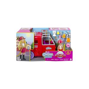 Mattel HCK73 - Barbie - Chelsea can be... - Feuerwehrauto mit Zubehör