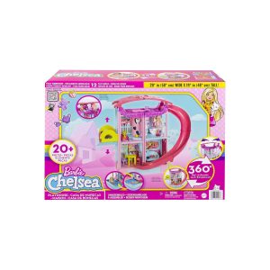Mattel HCK77 - Barbie - Chelsea - Spielhaus mit Zubehör