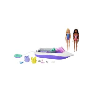 Mattel HHG60 - Barbie - Meerjungfrauen Power - Boot mit 2 Puppen