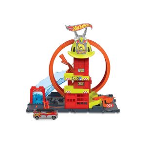 Mattel HKX41 - HotWheels - City - Spielset mit einem Fahrzeug