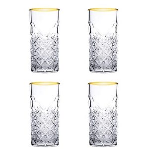 Timeless Gold 450ml 4er Cocktailglas