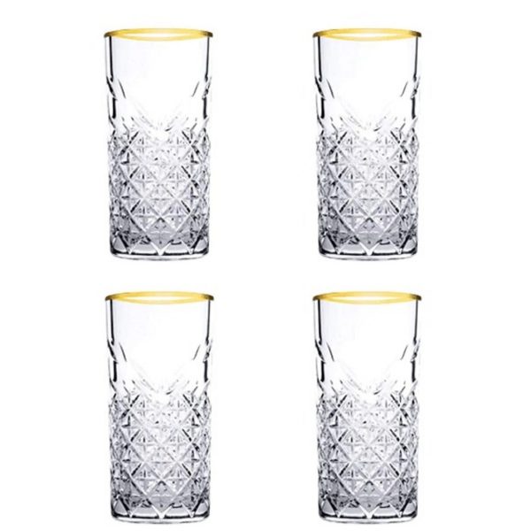 Timeless Gold 450ml 4er Cocktailglas