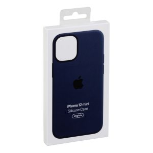 APPLE OEM iPhone 12 Mini Silikon Case Blau A2496 MHKU3ZM/A Hülle Magsafe A2496